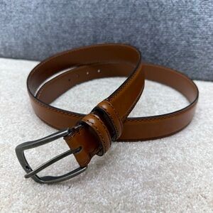 Joseph Abbound Leather Italy‎ dress belt Mens size 42 brown (1-3/8" wide)